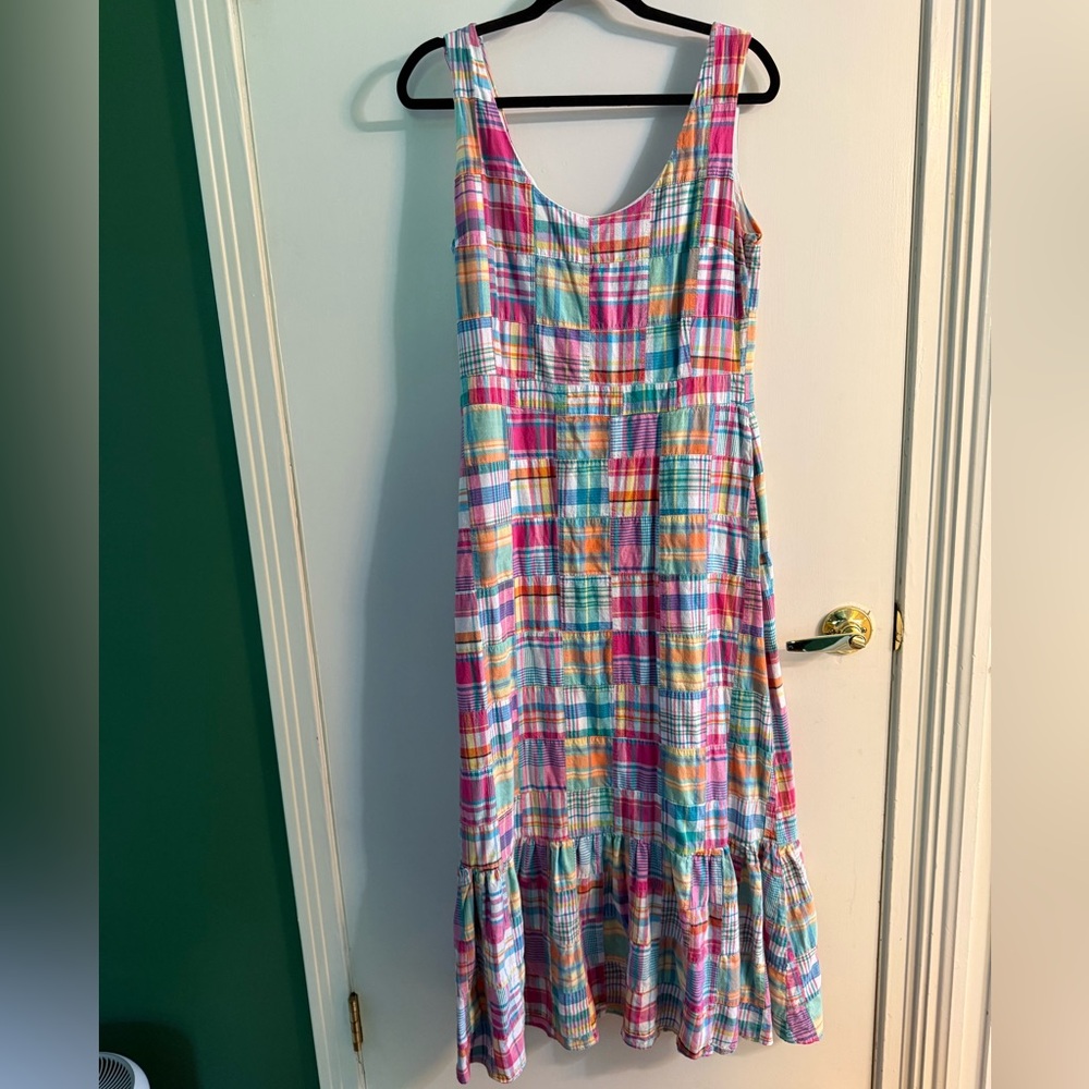 Kiel James Patrick Summer Soirée Madras Maxi Dress